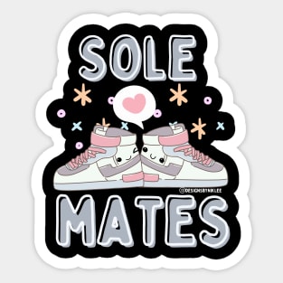 Cute Running Shoes Sole Mates Sticker